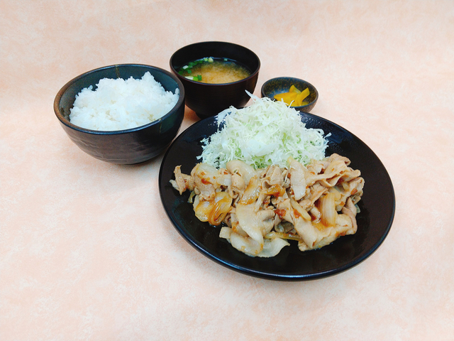 みのりの生姜焼定食/美野里PA【下り】