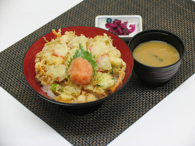 小田原の蒲鉾としらすのかき揚げ丼/小田原PA【下り】