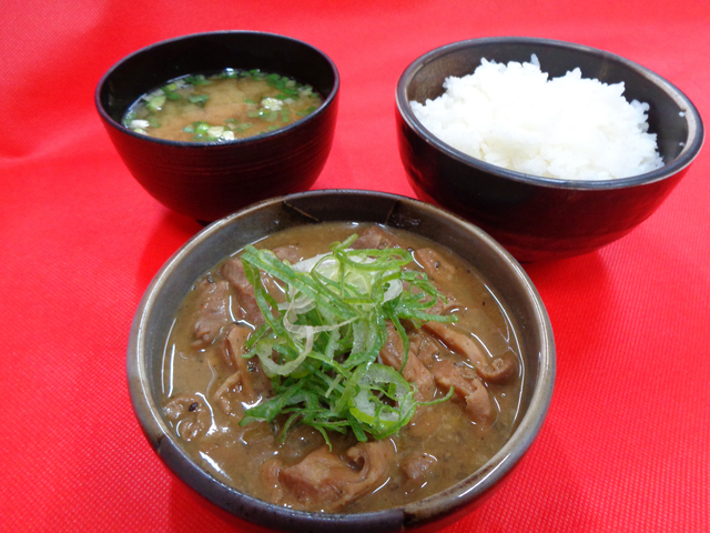 もつ煮定食/谷川岳PA【下り】