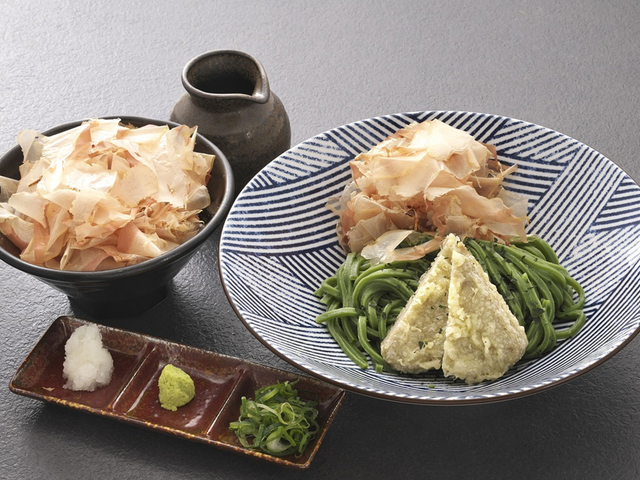 焼津削り立て本枯節ひやしぶっかけ茶蕎麦膳/牧之原SA【下り】