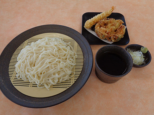 三春天ぷらそうめん(冷:春から秋)/阿武隈高原SA【上り】