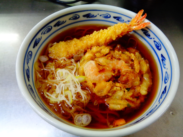 三春天ぷらそうめん(温:冬)/阿武隈高原SA【上り】