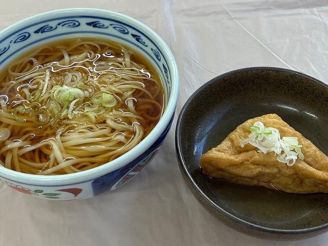 三春三角油揚げそうめん(夏:冷、冬:温)/阿武隈高原SA【上り】