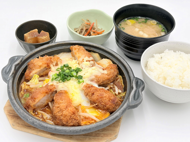 まかない味噌煮カツ定食/蓮田SA【下り】