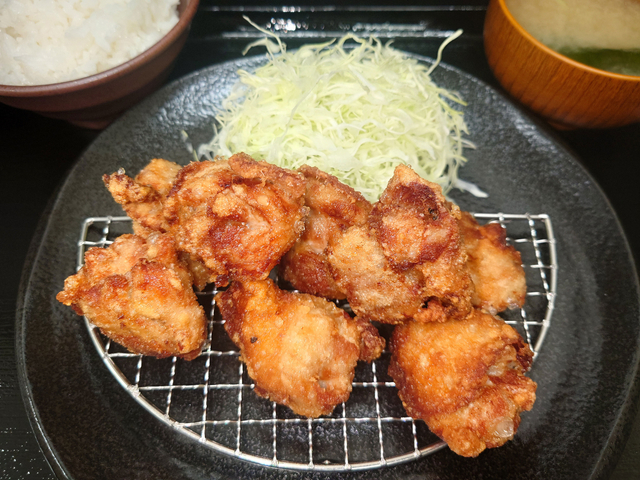 W手仕込みだし唐揚げ定食/不動寺PA【上り】