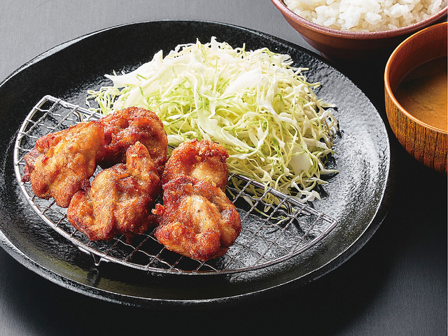 手仕込みだし唐揚げ定食/屏風山PA【下り】