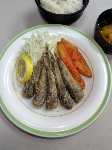 メヒカリ定食/中郷SA【下り】