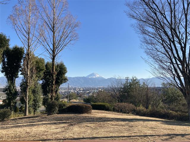 双葉SA上り線から見える富士山/双葉SA【上り】