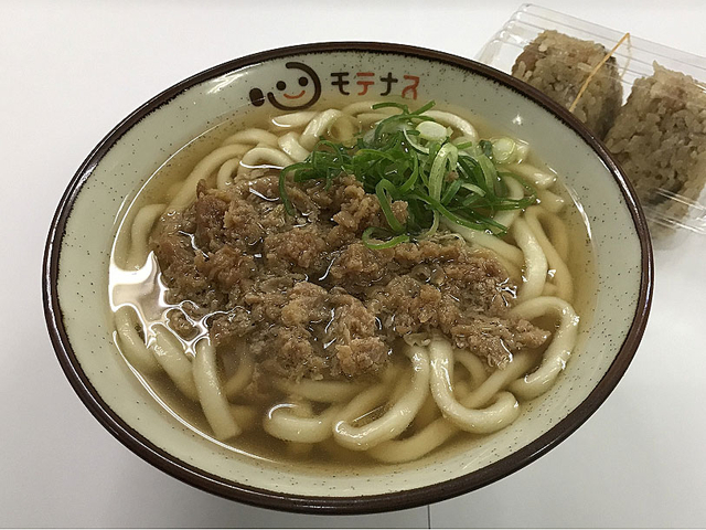 かしわうどん かしわにぎりセット/基山PA【下り】