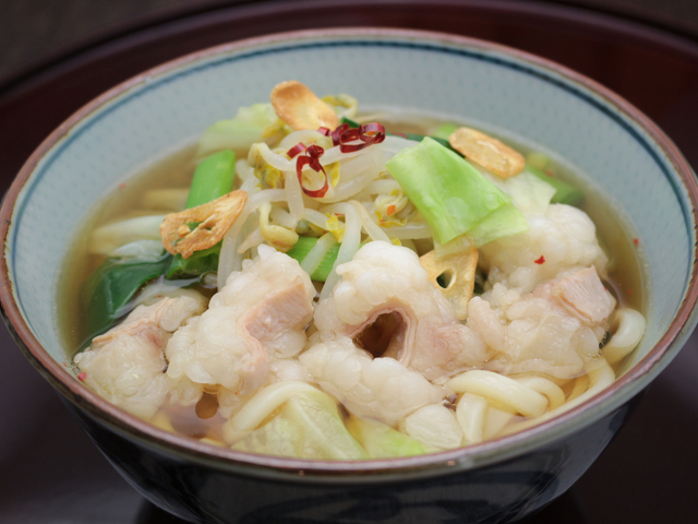 もつ鍋風うどん/宮原SA【上り】