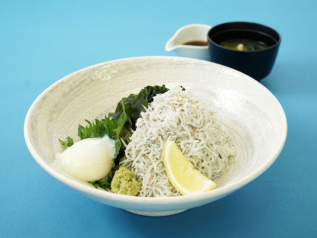 淡路産しらすと鳴門産わかめの丼/淡路SA【下り】